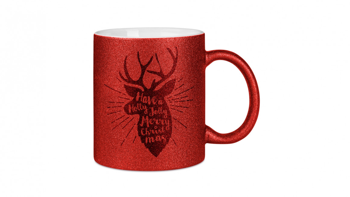 Keramiktasse Glitzer