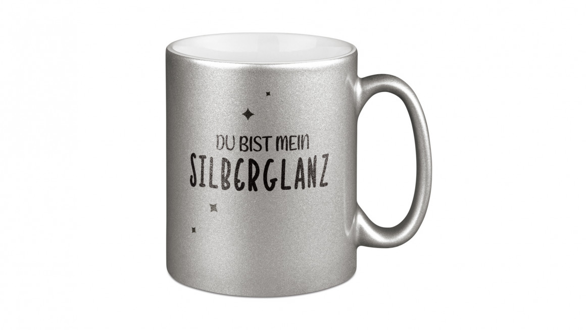 Keramiktasse Metallic